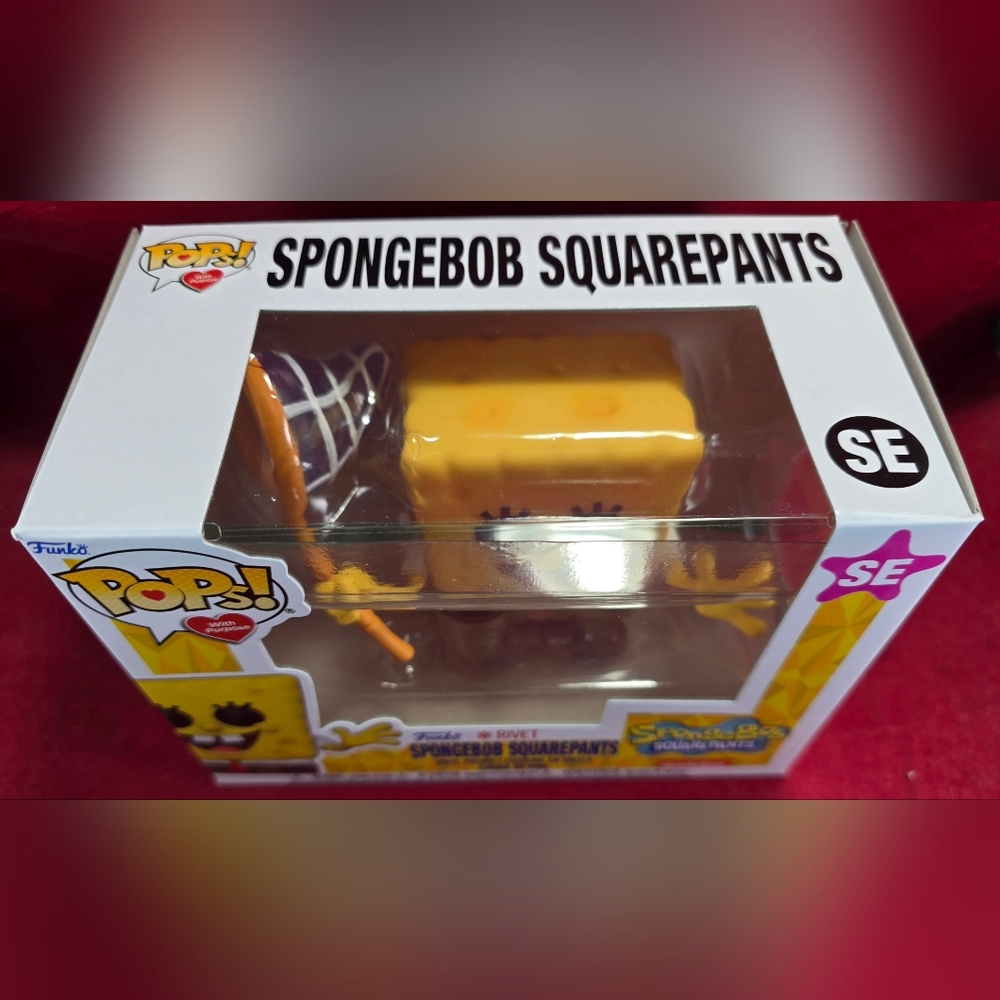  Spongebob Squarepants Funko #9 (Nib) With Pop Protector - Picture 4 of 7